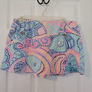 Lilly Pulitzer Madison Skort Tile Wave Sizd Large